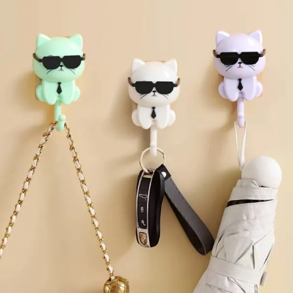Cool Cat Wall Hooks