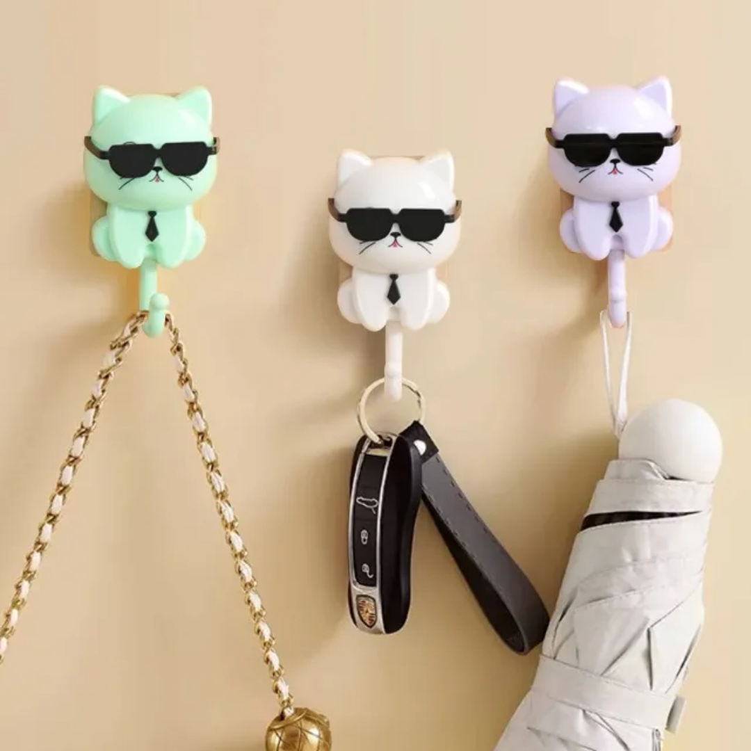 Cool Cat Wall Hooks