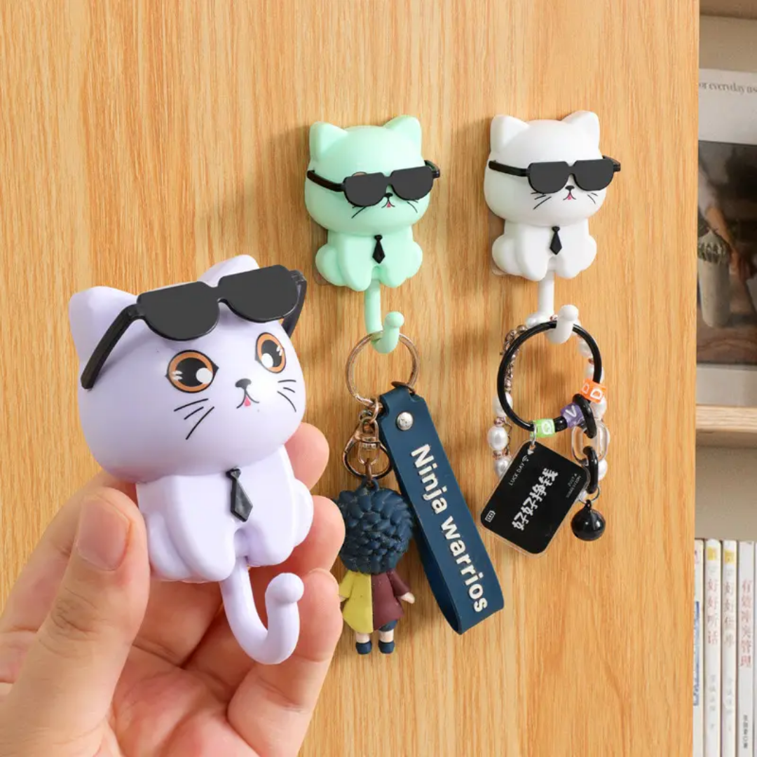 Cool Cat Wall Hooks