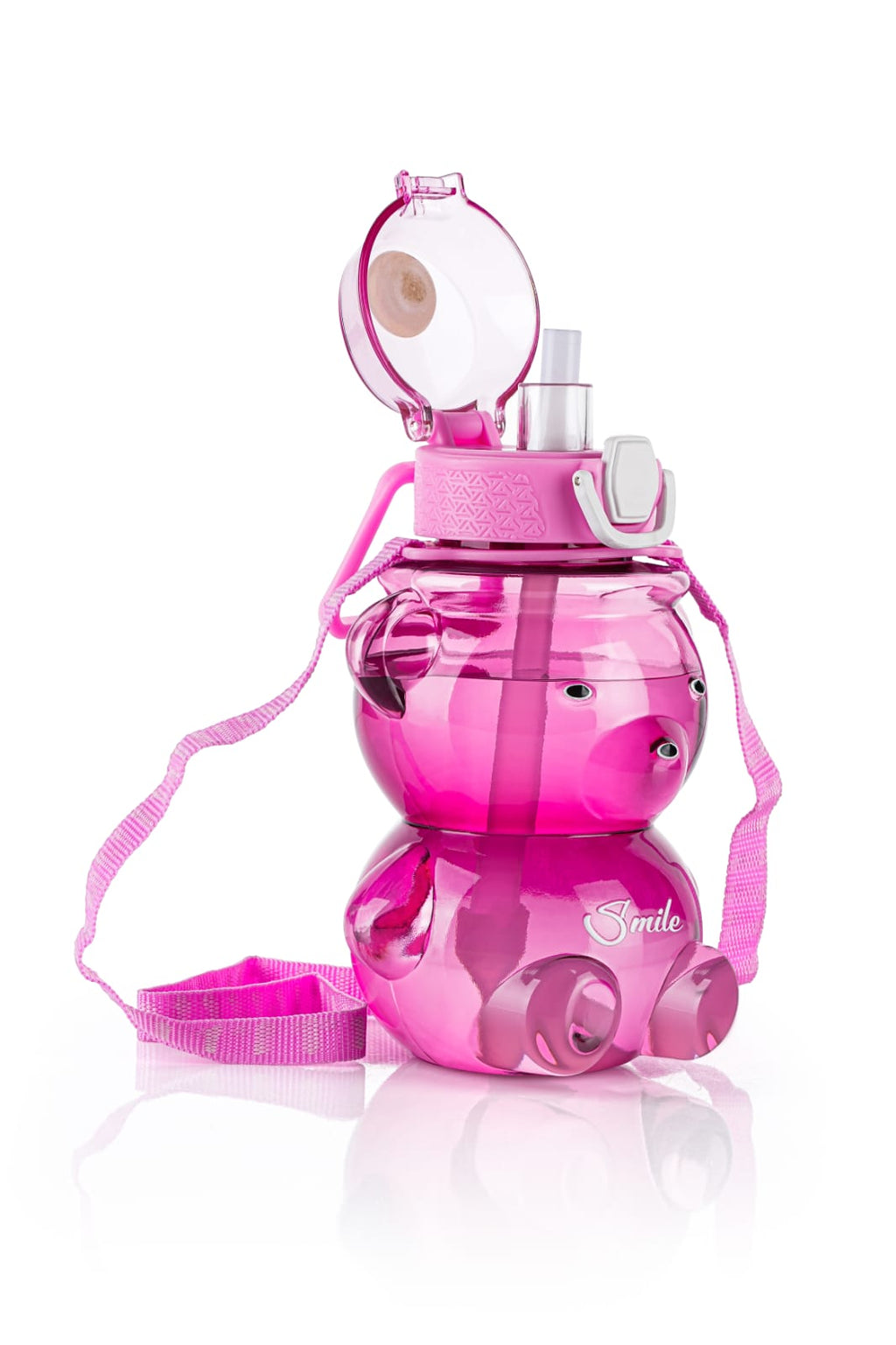Kappers Kids Smile Teddy Shape Water Bottle