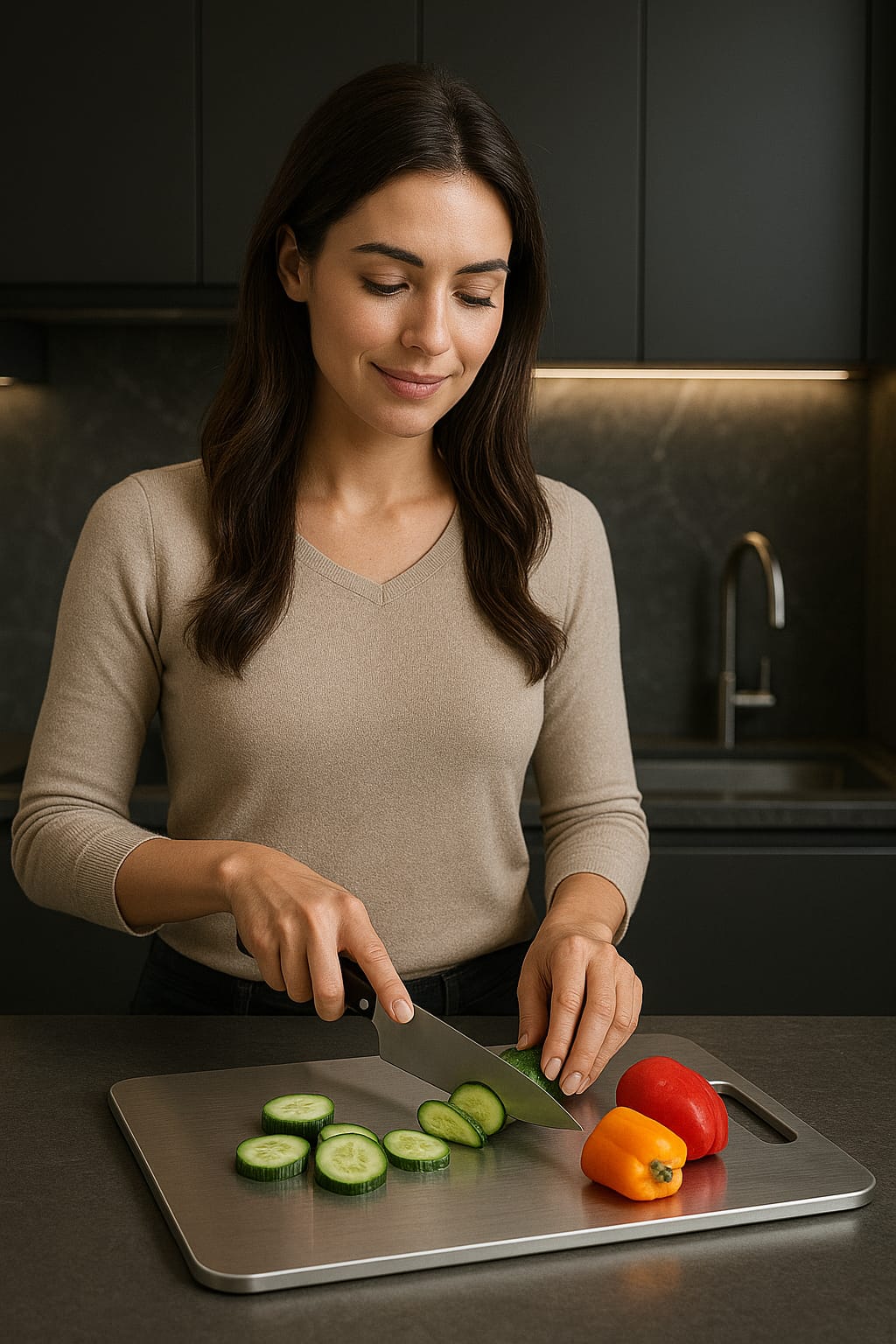 Stainless Steel Chopping Board