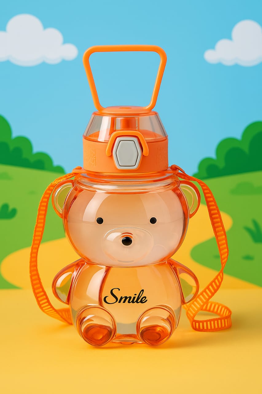 Kappers Kids Smile Teddy Shape Water Bottle