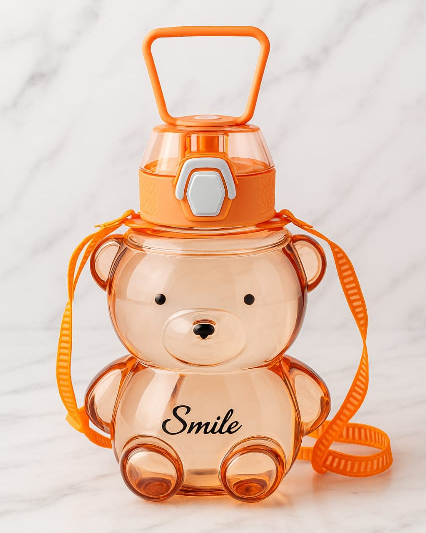 Kappers Kids Smile Teddy Shape Water Bottle